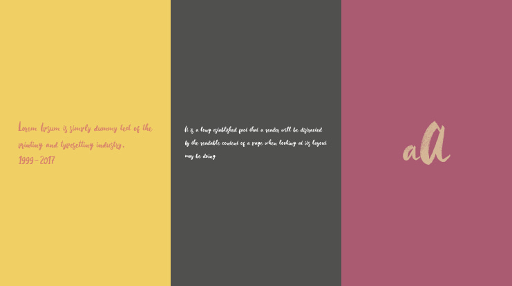 Blue Ocean Brush Font