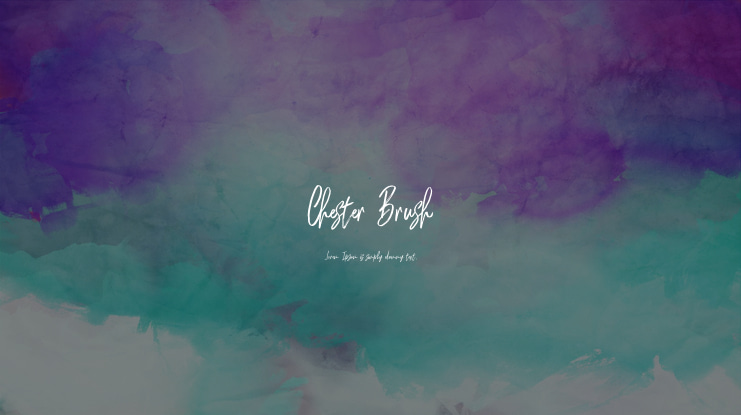 Chester Brush Font