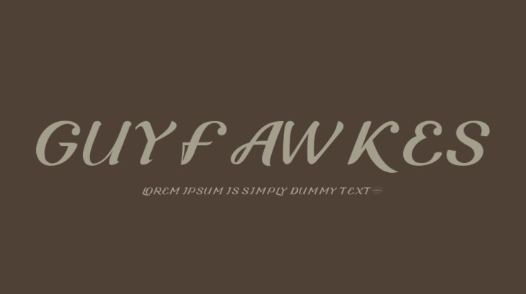 Guyfawkes Font