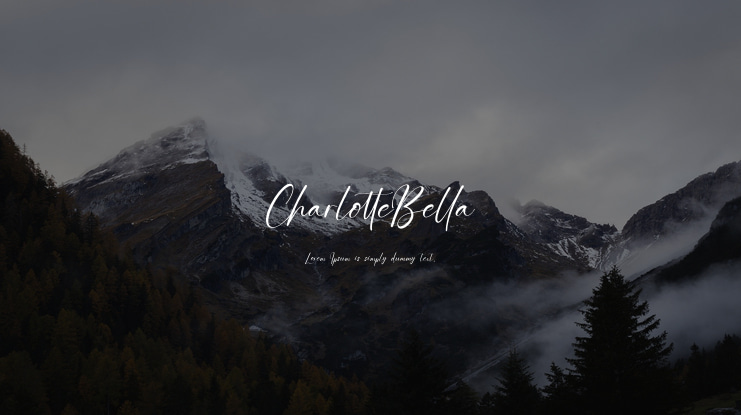 CharlotteBella Font