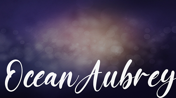 OceanAubrey Font