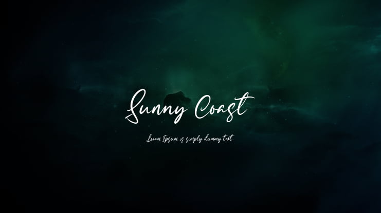 Sunny Coast Font