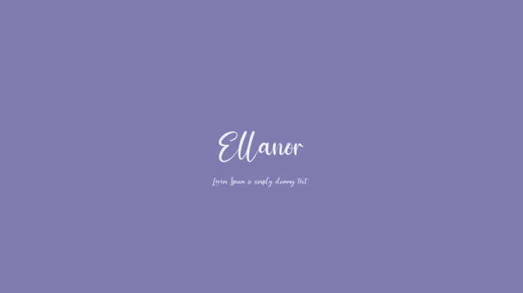 Ellanor Font