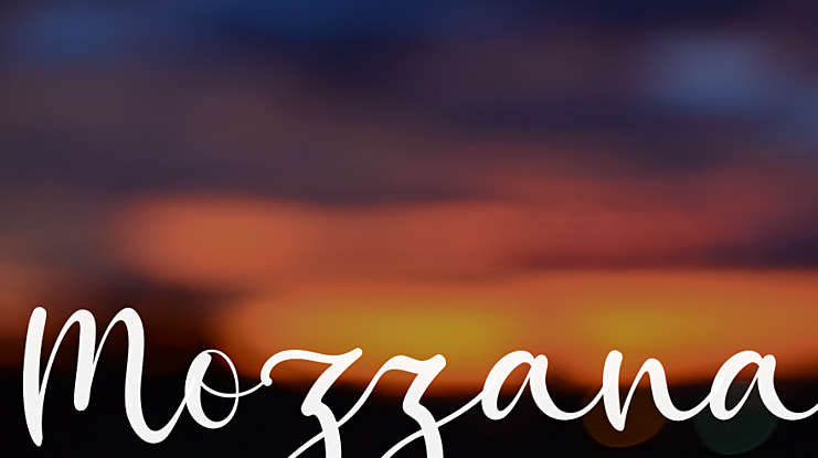 Mozzana Font Family