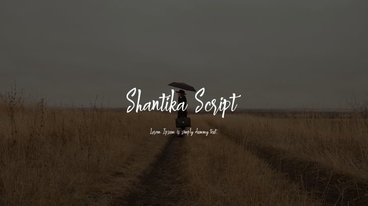 Shantika Script Font