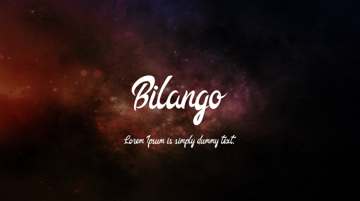 Bilango Font