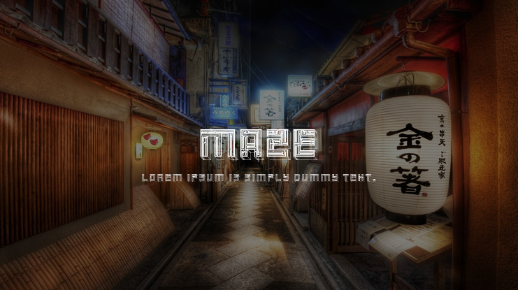 Maze Font