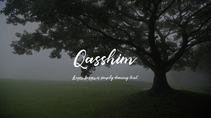 Qasshim Font