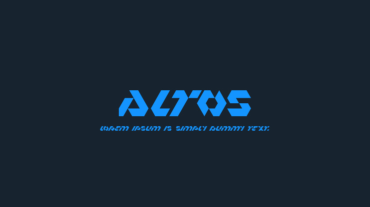 Altos Font