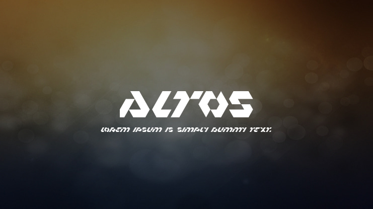 Altos Font