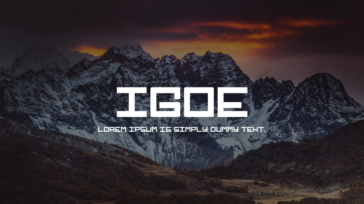 Igoe Font