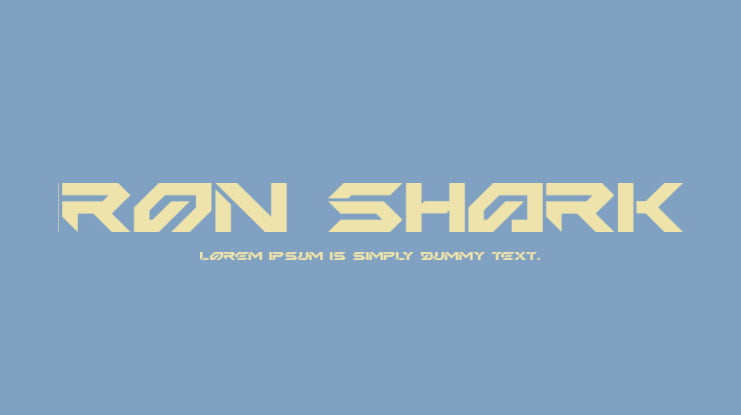 Iron Shark Font Family
