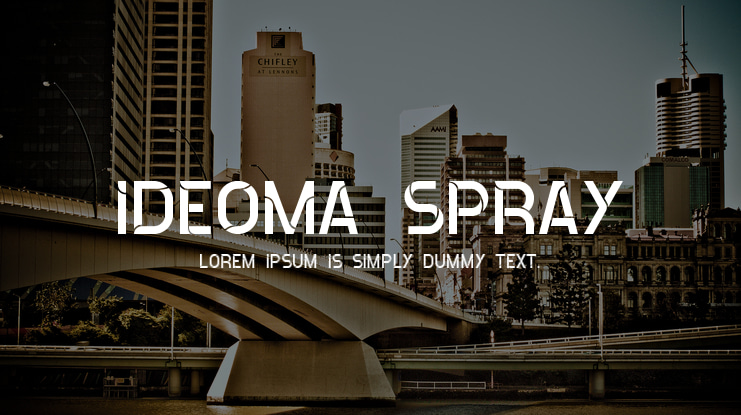 Ideoma Spray Font