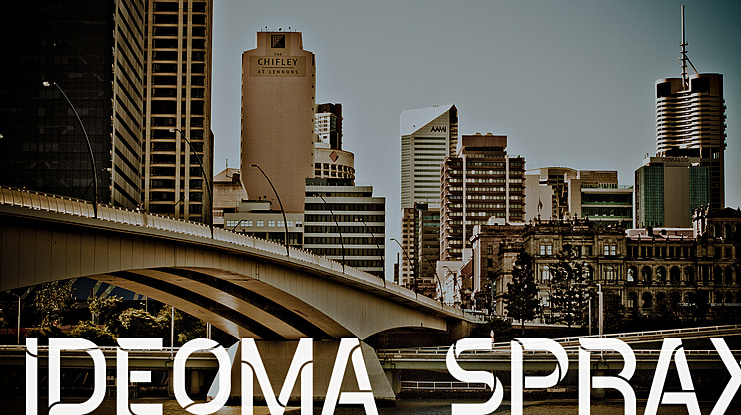 Ideoma Spray Font