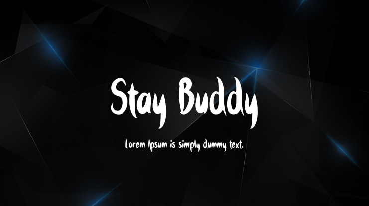 Stay Buddy Font Family