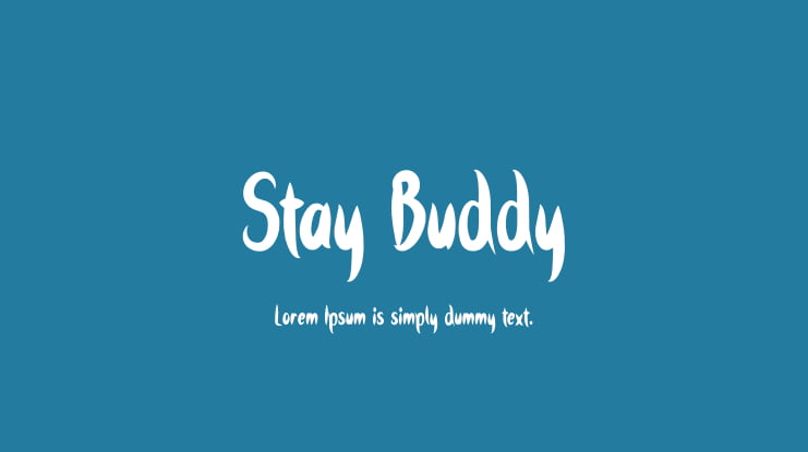 Stay Buddy Font Family