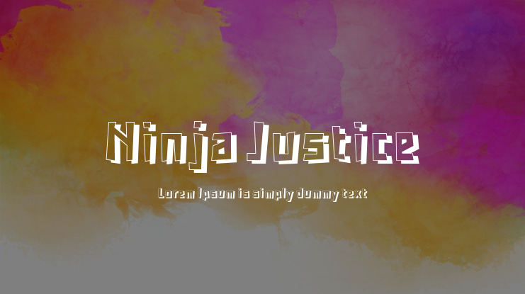 Ninja Justice Font