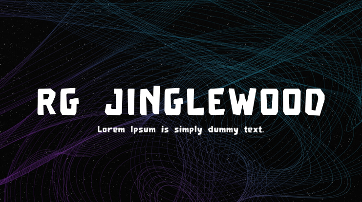 RG JINGLEWOOD Font