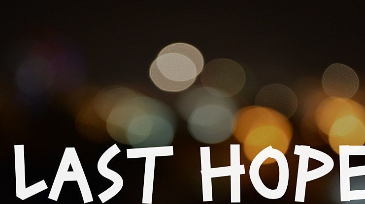 Last Hope Font