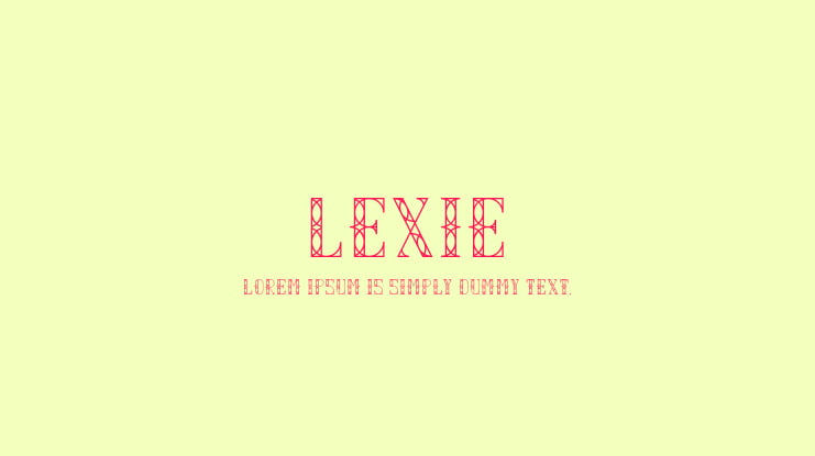 Lexie Font