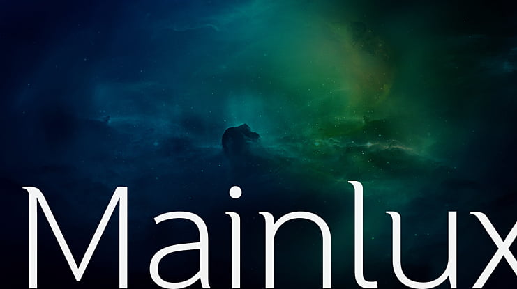 Mainlux Font
