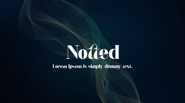 Notted Font