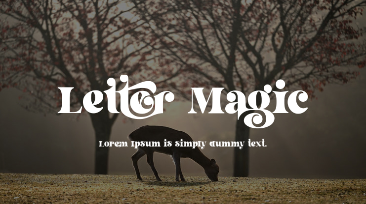 Letter Magic Font