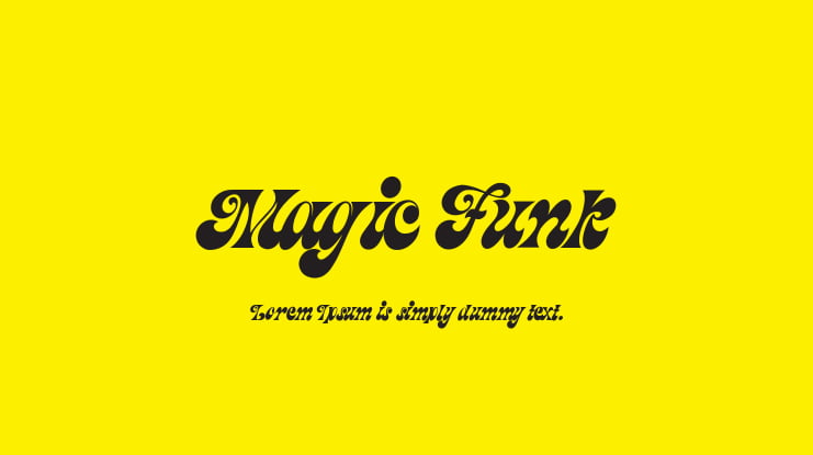 Magic Funk Font