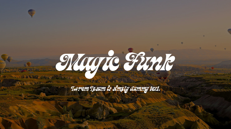 Magic Funk Font