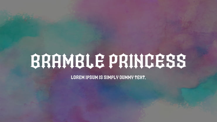 Bramble Princess Font Family