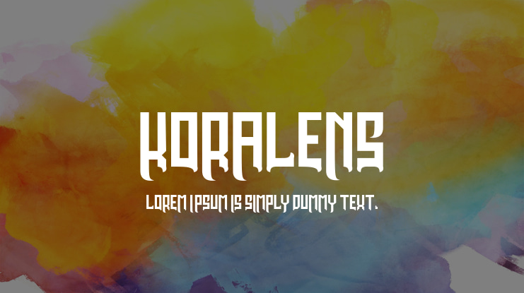 KORALENS Font