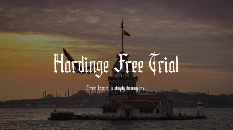 Hardinge Free Trial Font