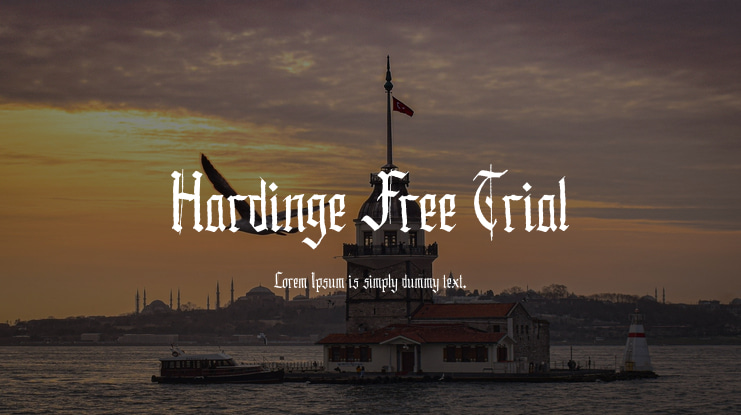 Hardinge Free Trial Font