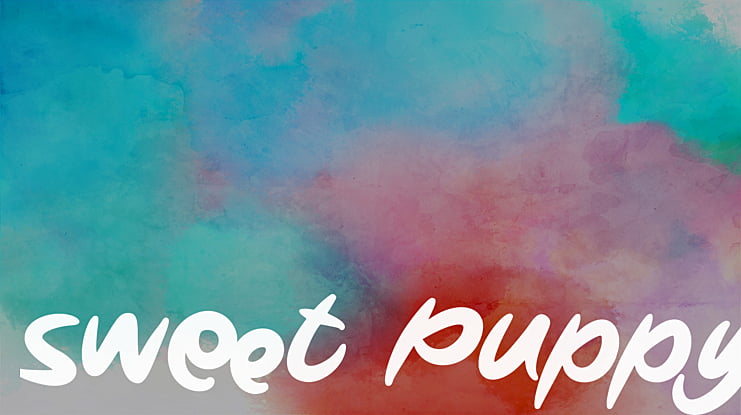 Sweet Puppy Font