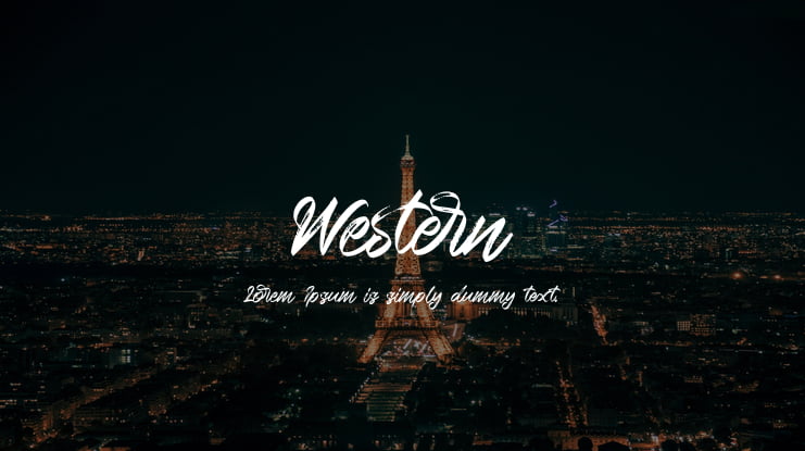 Western Font