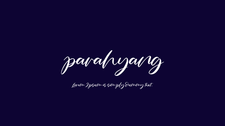 parahyang Font