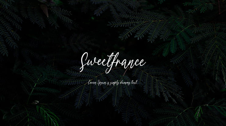Sweetfrance Font