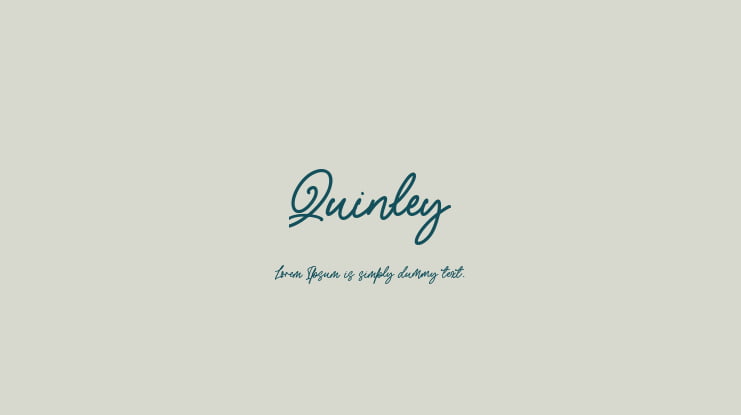 Quinley Font