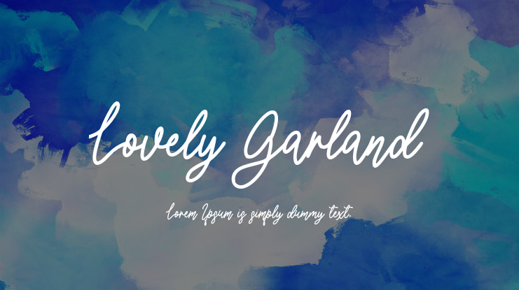 Lovely Garland Font