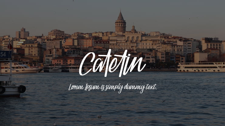 Catetin Font