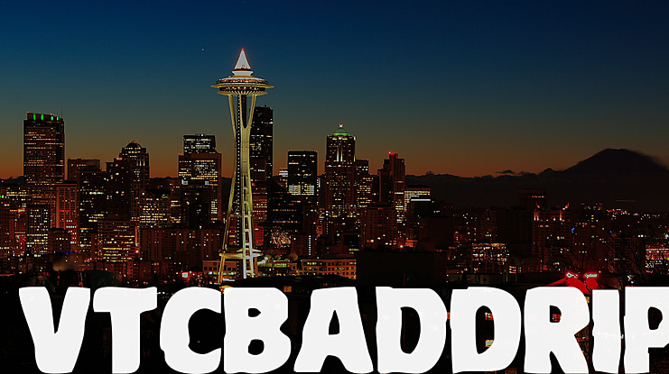 VTC Bad Drip Font