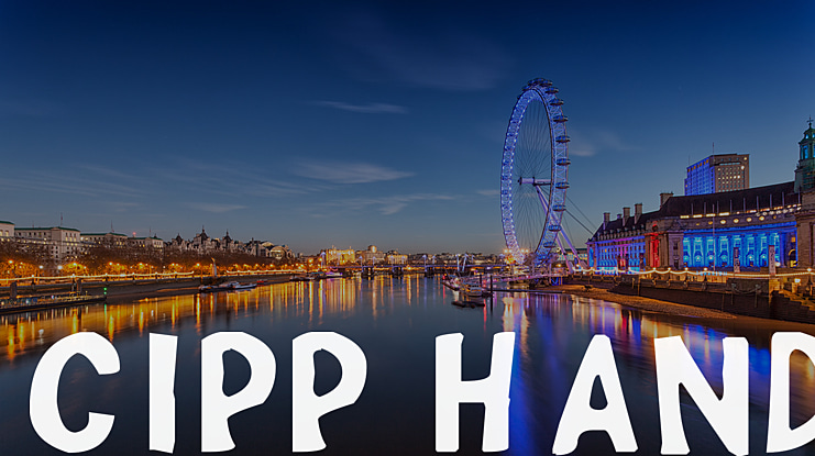 Cipp Hand Font