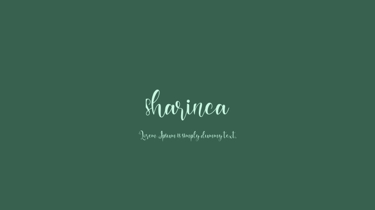 sharinca Font