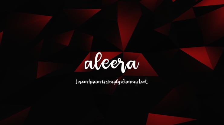 aleera Font