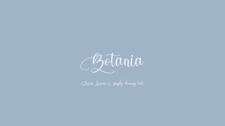 Botania Font