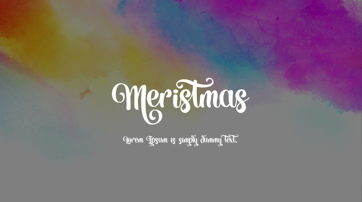 Meristmas Font