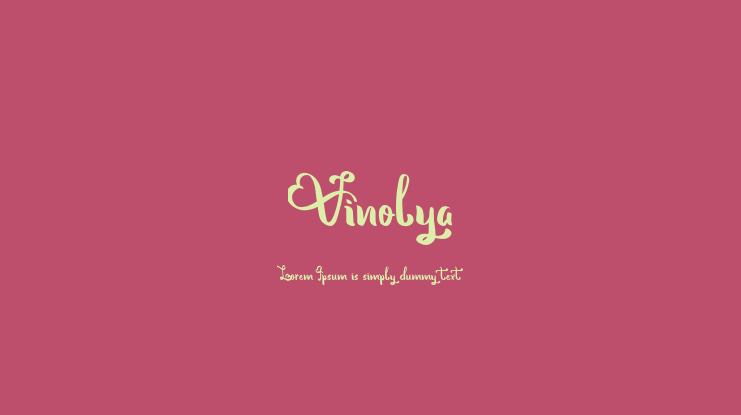 Vinolya Font