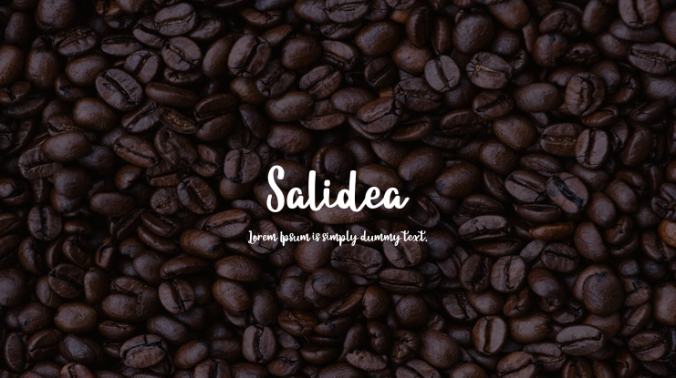 Salidea Font