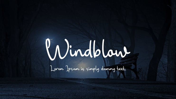 Windblow Font