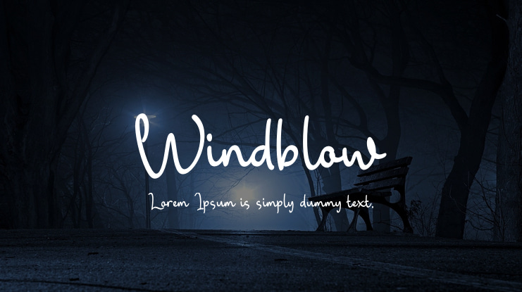 Windblow Font